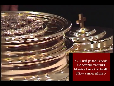 May 6 2018 AM Mihai Cabau - Ori de cate ori mancati din painea aceasta si beti din paharul acesta