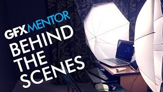 GFXMentor - Behind the Scenes. Mini Budget Studio