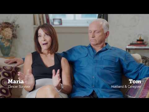 Get tips from head and neck cancer survivors, Maria and Dennis, on how to handle cancer-related anxiety.
