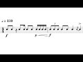 A Quick Snare Solo To Practise Sight Reading