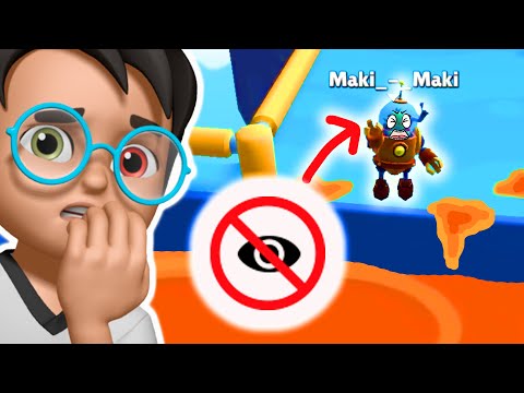 PROHIBIDO 🚫 MIRAR 👀 para GANAR 🤑!! reto más difícil del mundo 😨   Stumble Guys con TEKENDO