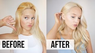 How to Fix Brassy Hair - At Home Toner Tutorial