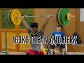163KG Clean Hang Clean And Jerk By Achinta Sheuli
