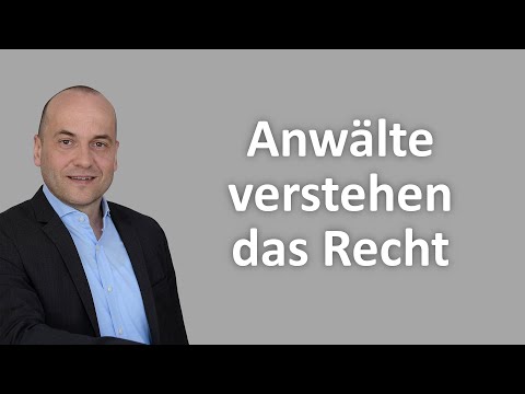 Irrtümer über Rechtsanwälte 8 - Anwälte verstehen das #Recht