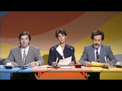 Il Trio - Parodia del TG: Telegiornale a reti unificate - Tastomatto 1985