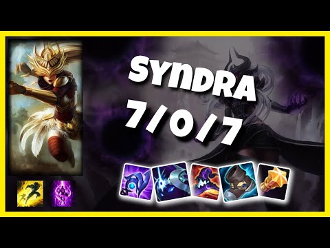 Syndra vs Heimerdinger KOREAN Challenger MID (7/0/7) - v10.24