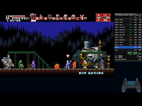 Bloodstained: Curse of the Moon 2 Final Episode (Normal, Veteran, 100%)  Speedrun in 47:09