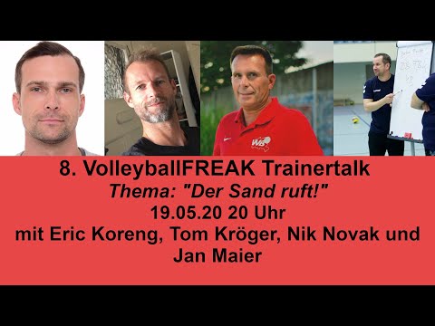 8. VolleyballFREAK Trainertalk - Der Sand ruft!