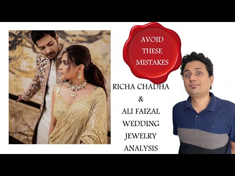 Richa Chadha & Ali Faizal Wedding | Jewellery Analysis | Dazzles Jewellery | Bridal Jewellery
