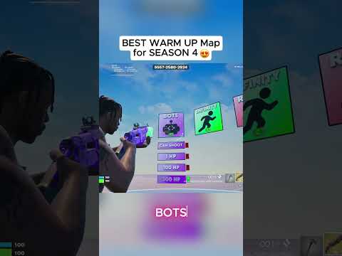 BEST WARM UP Map for SEASON 4 😍 #fortnite #fortniteclips