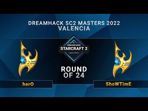SC2 - herO vs ShoWTimE - Round of 24 - DreamHack SC2 Masters: Valencia 2022