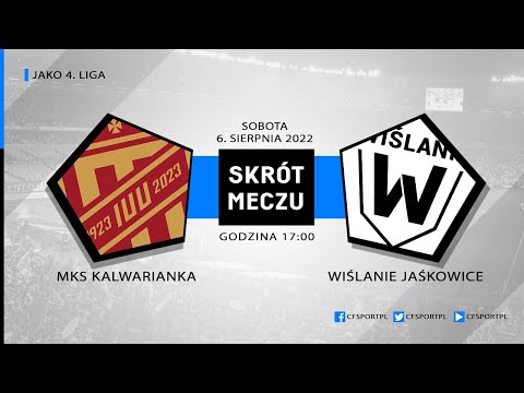 Skrót meczu: Kalwarianka Kalwaria Zebrzydowska - Wiślanie Jaśkowice 06.08.2022