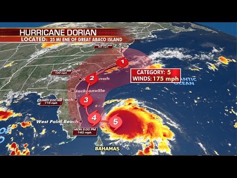 Ураган Дориан, 21:00 31 Августа 2019 240 км ветер. Hurricane Dorian 21:00 08.31.2019 150mph