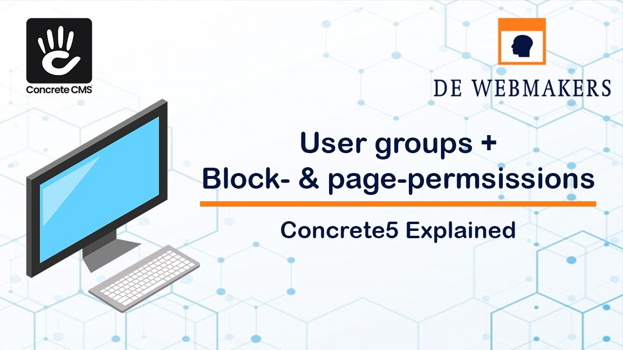 In this video we’ll take a look at user groups, how we can set up or deny access rights to edit pages and how to set up access rights for blocks.
