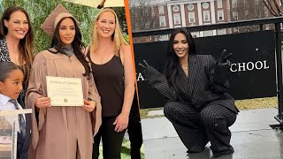 Kim Kardashian Celebrates Law School Graduation With Khloé Kardashian and Jessica Jackson.