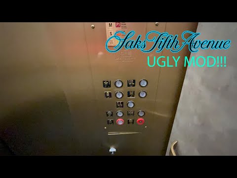 AWFUL Modernized Westinghouse Traction Elevators - Saks Fifth Aveneue - Boston MA
