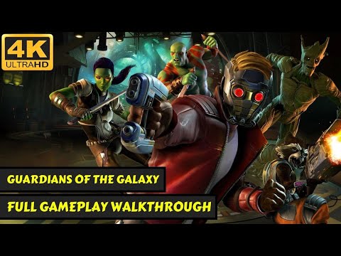 Guardians of the Galaxy - Full Gameplay Walkthrough Movie - No Commentary - 4K