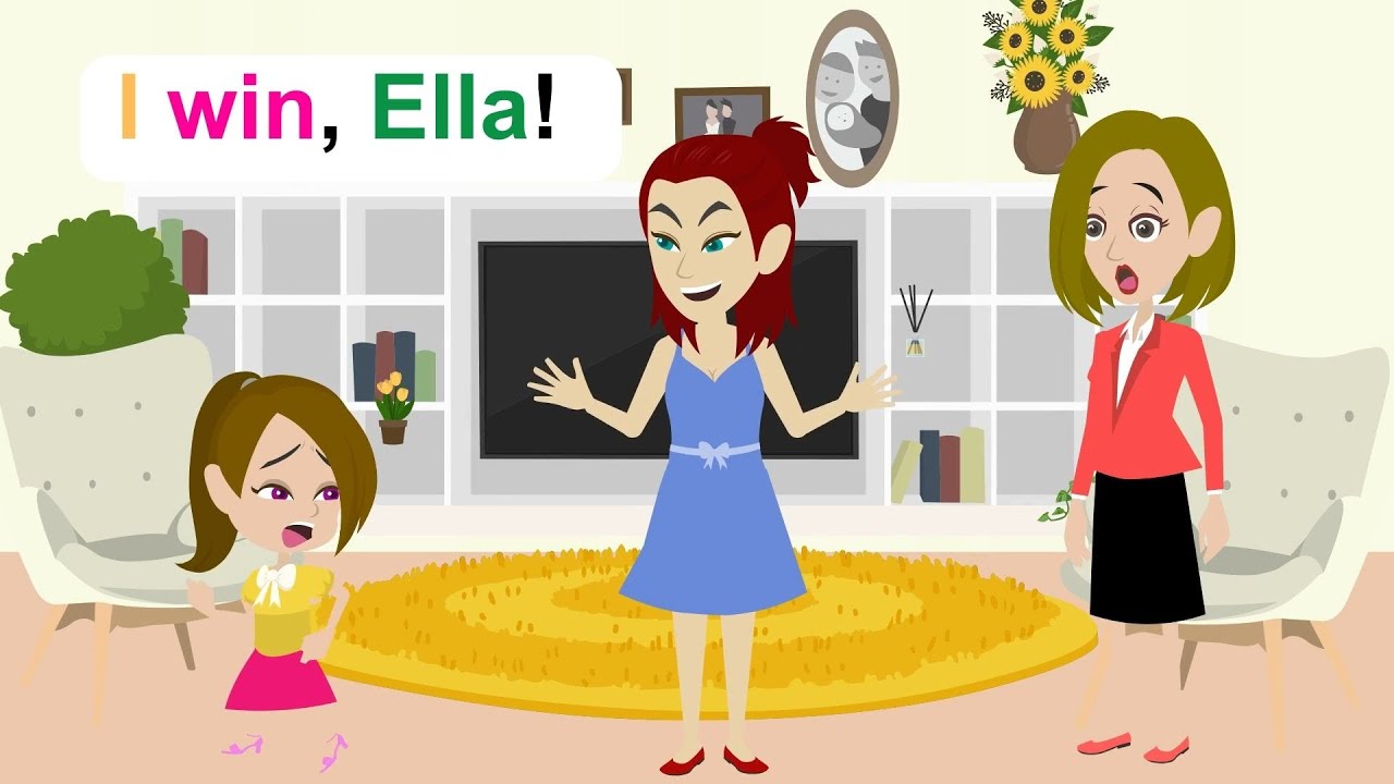 Cora strikes back Ella - Funny English Animated Story - Ella English