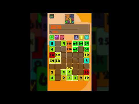 7 Square - Number Merge Puzzle