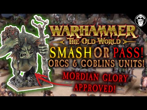 Smash or Pass The ULTIMATE Orc & Goblin Unit Guide! | Warhammer The Old World!