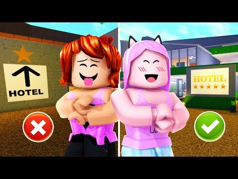 Roblox - 1 STAR HOTEL vs 5 STAR HOTEL (Bloxburg)