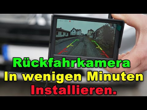 Rückfahrkamera Nachrüsten Kabellos Solar | Rückfahrkamera Auto ohne jegliche Vorkenntnisse Einbauen!
