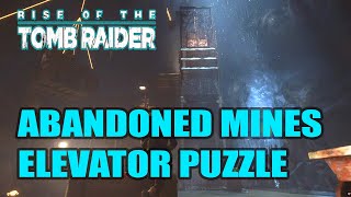 Rise of the Tomb Raider - Abandoned Mines Elevator Puzzle (Main Mission - Shortcut)