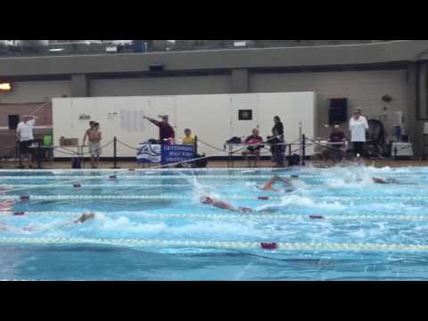 Lisa Brown 50 freestyle 2017 Alberta Masters Provincials