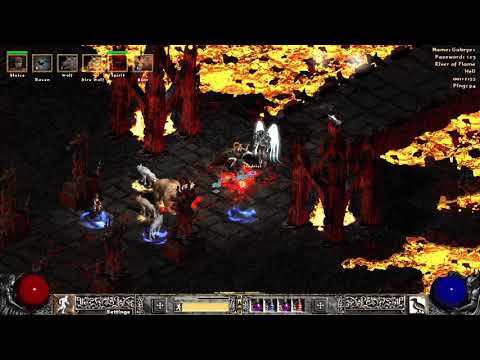 Project Diablo 2 - Summoning Druid build, showing gear and quick diablorun [PD2]