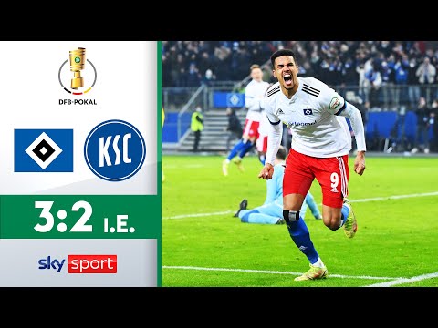 Hamburger SV - Karlsruher SC | Highlights - Viertelfinale | DFB-Pokal 2021/22