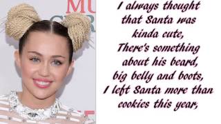 Miley Cyrus - My Sad Christmas Song ( Lyrics )