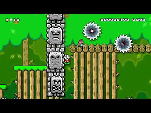 Thwomp's Stomp by Badonkad 🌎 World Record! 🍄 Super Mario Maker 2 ✹Switch✹ #bkh