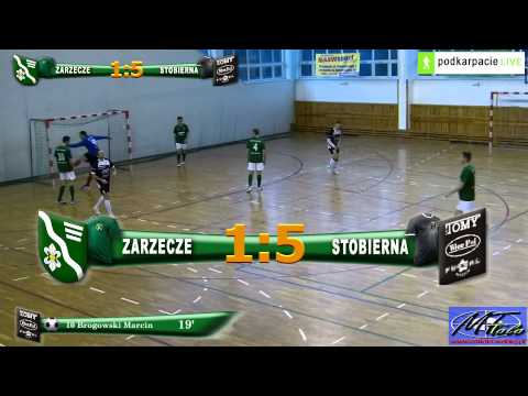 Skrót Futsal GKS Zarzecze - TOMY WięcPol Stobierna 4:11(1:5) [2014-12-14]