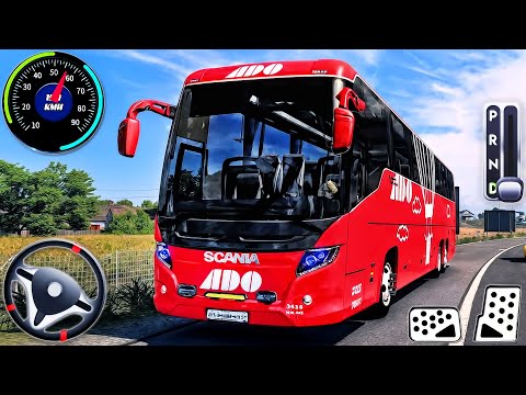 Euro Coach City Bus Simulator - Real Offroad Bus Driving 3D - Android GamePlay