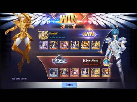 Final de Jamir  DanteV VS [K]KurtFlame Saint Seiya V Global 17-07-2020
