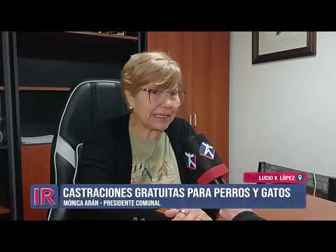 Nueva jornada de castraciones en Lucio V. López