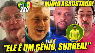 🚨MÍDIA SE ASSUSTA E SE RENDE A SELEÇÃO BRASILEIRA DE ANCELOTTI