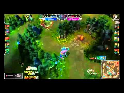 CJ Entus Blaze vs KT Bullets Game 2 Quarter finals OGN Champions Winter 2013 2014