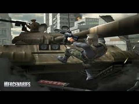 Let's Play Mercenaries; Playground of Destruction ep.1; I CAN"T DRIVE!!!