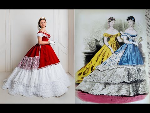 Dressing up in a 1865 Ballgown