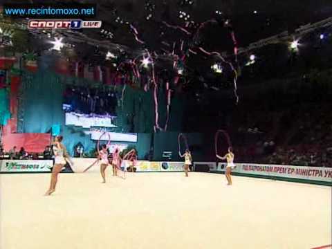 Azerbaijan 3 ribbons and 2 ropes Final Deriugina Cup 2009