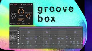 Groovebox: Machine Drum Swing for Ableton Clips