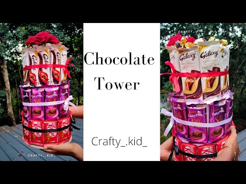 Chocolate Tower❤ / Engagement Hamper/ Chocolate Hamper/Crafty kid