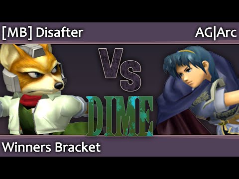 DIME13 Melee - MB Disafter (Fox) vs AG Arc (Marth) - Winners Bracket