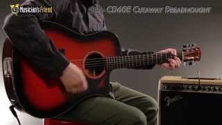 Video thumbnail for Fender CD60CE Cutaway Dreadnought Acoustic-Electric Guitar by Musician's Friend
