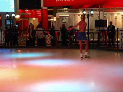 Patinadoras Gazprom (24 Conferencia Mundial de Gas en Buenos Aires)