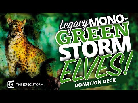 Elves! Mono-Green Storm featuring Grist, the Hunger Tide from MH2 | Legacy League - 10/07/21