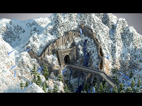 Minecraft Timelapse | Grand Mountain Fort