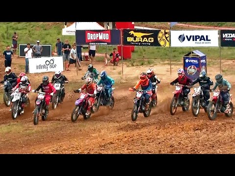 Disputa equilibrada na Final do Velocross 2021 -  Corrida Nacional 200cc