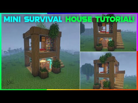 Short Gamerz - Mini survival house in minecraft tutorial!